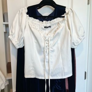 Brand new plus size corset top from Boohoo